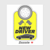 車最高の用の新しい運転免許証 シール (シート)