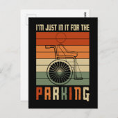 車椅子おもしろいことわざ ポストカード (正面/裏面)