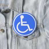 車椅子のパーキングゾーン 缶バッジ (インサイチュ)