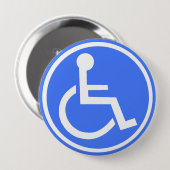車椅子のパーキングゾーン 缶バッジ (正面&裏面)