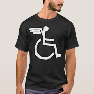 車椅子のフライヤー! Tシャツ
