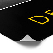 車椅子の女性と小型犬 ポスター (角)