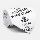 車椅子の平静そして焦点を保って下さい ネクタイ (ロール)