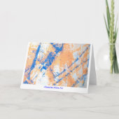 車椅子の行為の芸術大きいNotecards カード (正面)