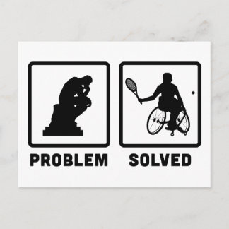 車椅子テニス ポストカード