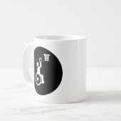 車椅子バスケットボール コーヒーマグカップ (正面左)