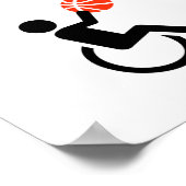 車椅子バスケットボール ポスター (角)