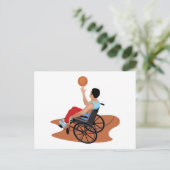 車椅子バスケットボール ポストカード (スタンド正面)