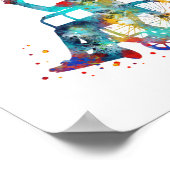 車椅子バスケットボール 1 ポスター (角)