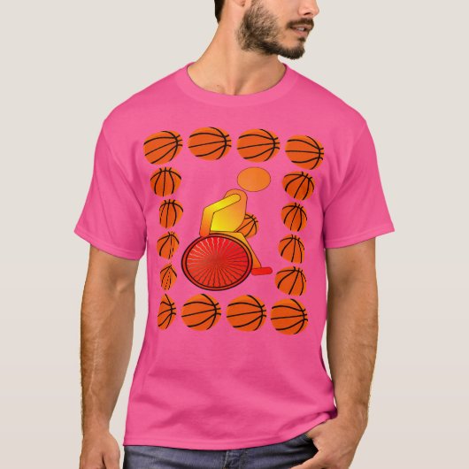 車椅子バスケットボール Tシャツ (正面)