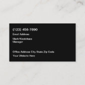 車椅子輸送用両面ビジネスカード 名刺 (裏面)