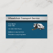 車椅子送迎サービス名刺 名刺 (正面)
