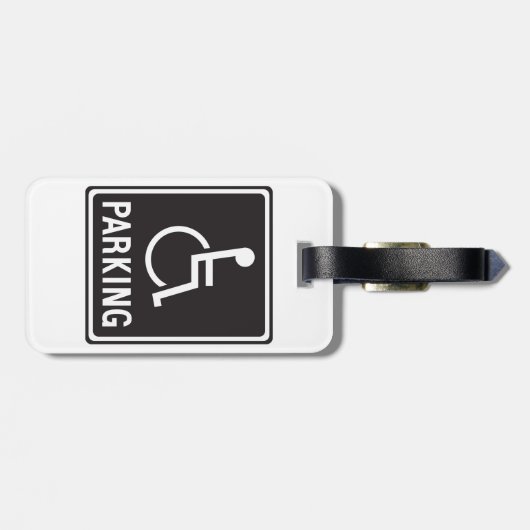 車椅子駐車記号 ラゲッジタグ (裏面横)