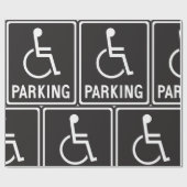 車椅子駐車記号 ラッピングペーパー (フラット)