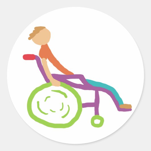 車椅子 ラウンドシール (正面)