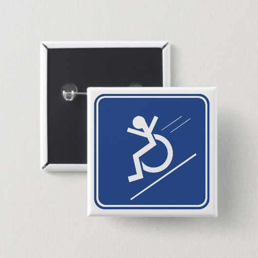 車椅子Whee! 缶バッジ (正面&裏面)