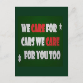 車気にのポスター ポストカード