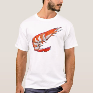 車海老のエビのシーフードの駄作の芸術 Tシャツ