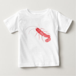 車海老の乳児のTシャツ ベビーTシャツ