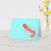 車海老の挨拶状 カード (黄色い花)