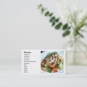 車海老サラダ名刺 名刺 (スタンド正面)