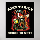 車生まれに乗って仕事を余儀なくされる ポスター (正面)