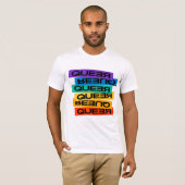 車用マグネット。LGBTプライド。クィア。Tシャツ Tシャツ (正面フル)