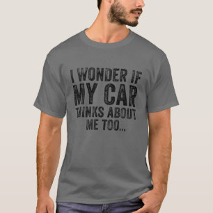 車疑問に思もしL考えの周り Tシャツ