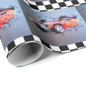 車突き抜け壁ラッピング紙 ラッピングペーパー (ロールコーナー)