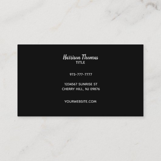 車窓修理スローガン 名刺 (裏面)