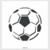 車等のサッカーシール シール (シート)