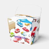 車紙ギフトボックス子供へ フェイバーボックス (正面サイド)