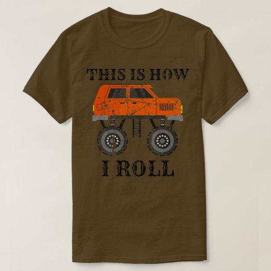 車素晴らしのトラックカッコいい車のモンスタートラックこれはホ Tシャツ (デザイン正面)