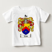 車線の家紋-車線の紋章付き外衣 ベビーTシャツ (正面)