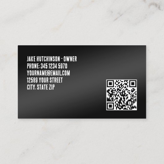 🚿車詳細カスタムQR 名刺 (裏面)