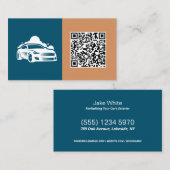 車詳細カスタムQR 名刺 (正面/裏面)
