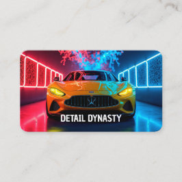 🚗車詳細ネオン 名刺