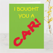 車買だ！カード カード (黄色い花)