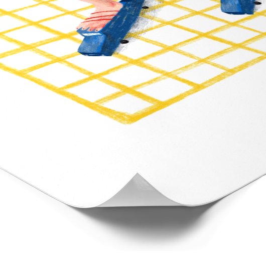 車足 ポスター (角)