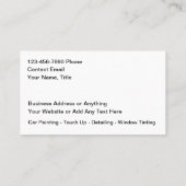 車車のの絵を描詳細 名刺 (裏面)