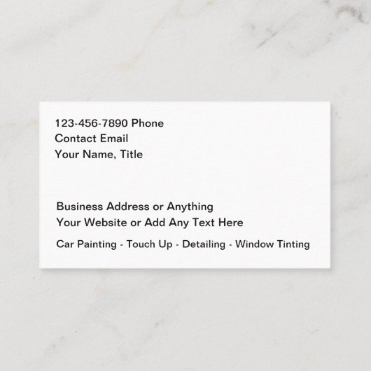 車車のの絵を描詳細 名刺 (裏面)