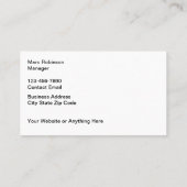 車車のクール修理 名刺 (裏面)