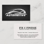 車車の走行距離計 | 修理工場 名刺 (正面/裏面)