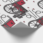 車転がイス ラッピングペーパー (角)