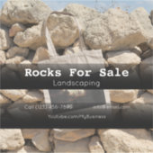 車輌のステッ広告カー用ロック シール (正面)