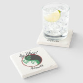 車輪がコースターを飛ばす ストーンコースター (横)