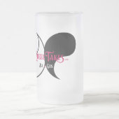 車輪がマ霜の降りたグ フロストグラスビールジョッキ (中央)