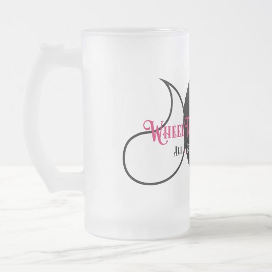 車輪がマ霜の降りたグ フロストグラスビールジョッキ (左)