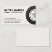 車輪とタイヤのサービス |カーホイールとタイヤ 名刺 (正面/裏面)