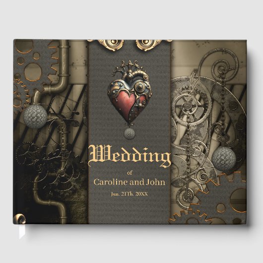 車輪とチューブのロマンチシズムは、スチームパンクの魂 ゲストブック (正面)